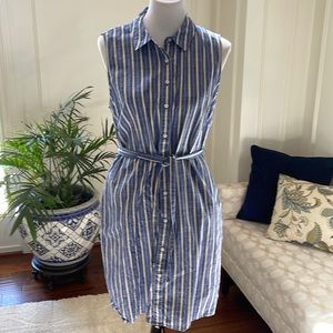 Tommy Hilfiger womens stripe shirt dress